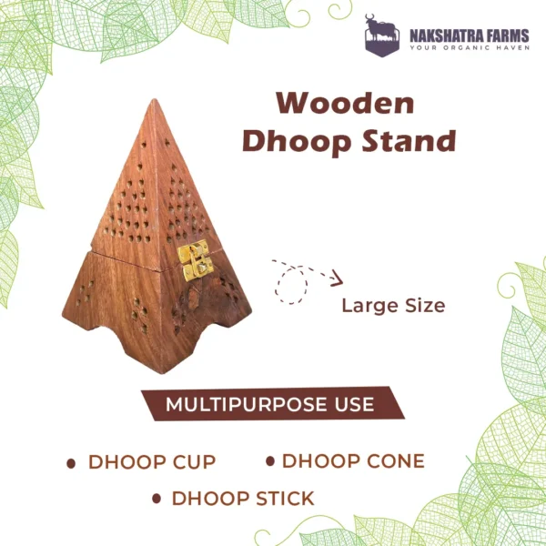 Wooden Dhoop Stand