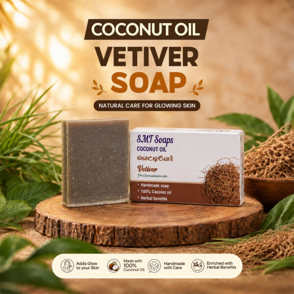 Coconut Oil Soap - Vettiver