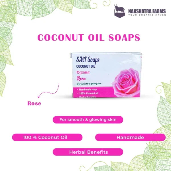 Coconut Oil Soap - Rose